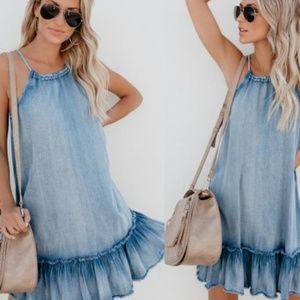 NWT SOFT & ECO-FRIENDLY! 100% Tencel Denim Dress